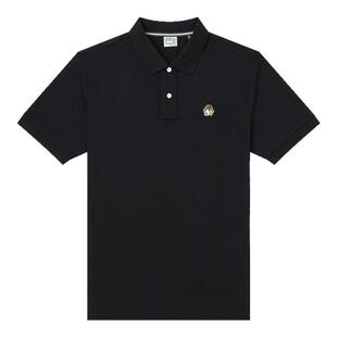 Hazzys哈吉斯春夏新款休闲男士短袖polo衫时尚净色通勤T恤男潮流
