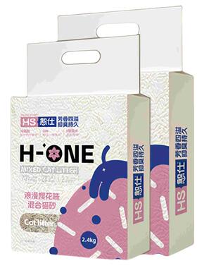 憨仕樱花猫砂豆腐砂混合猫砂除臭低尘易结团不粘底猫咪用品