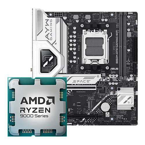 AMD锐龙9600X/9700X搭华硕重炮手
