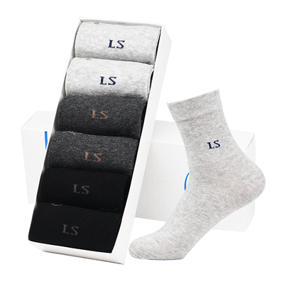 浪莎商务休闲简约风全棉网眼袜