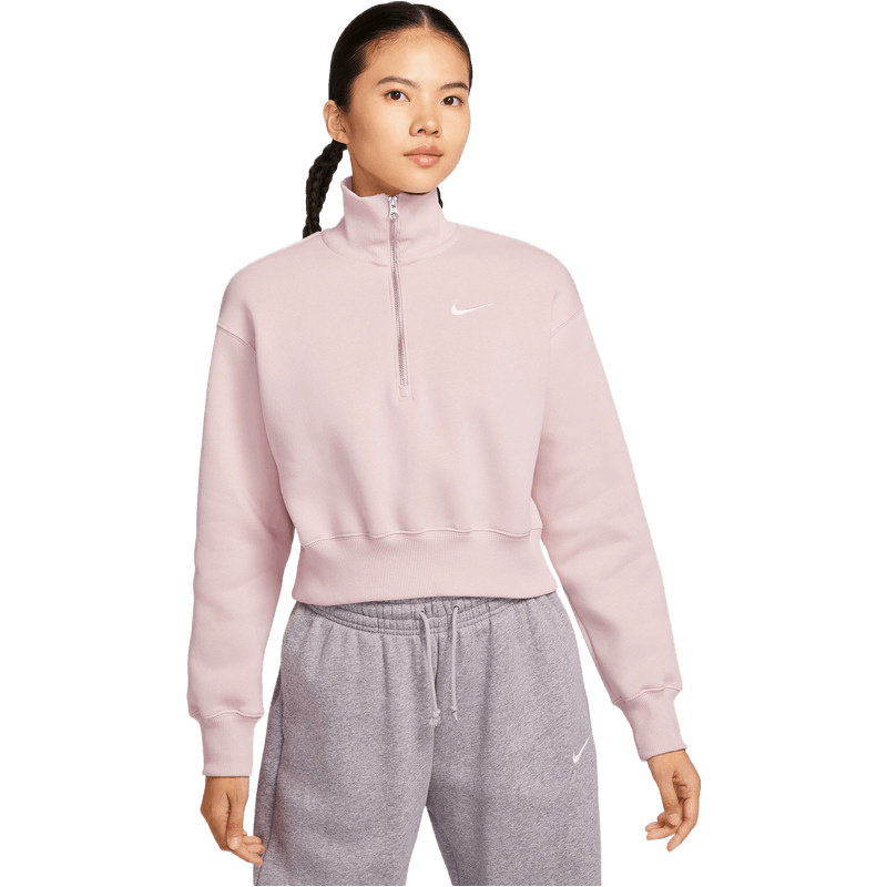 【自营】NIKE耐克女子PHNX FLC QZ CROP运动休闲卫衣DQ5768-667