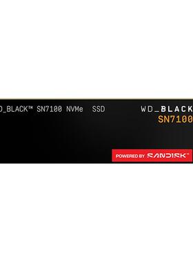 闪迪WD西部数据sn7100固态硬盘m.2/NVMe协议1T/2T/500g台式m2黑盘