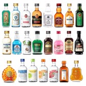 网红便利店调酒洋酒白兰地朗姆酒基酒伏特加威士忌金酒小酒版 微醺