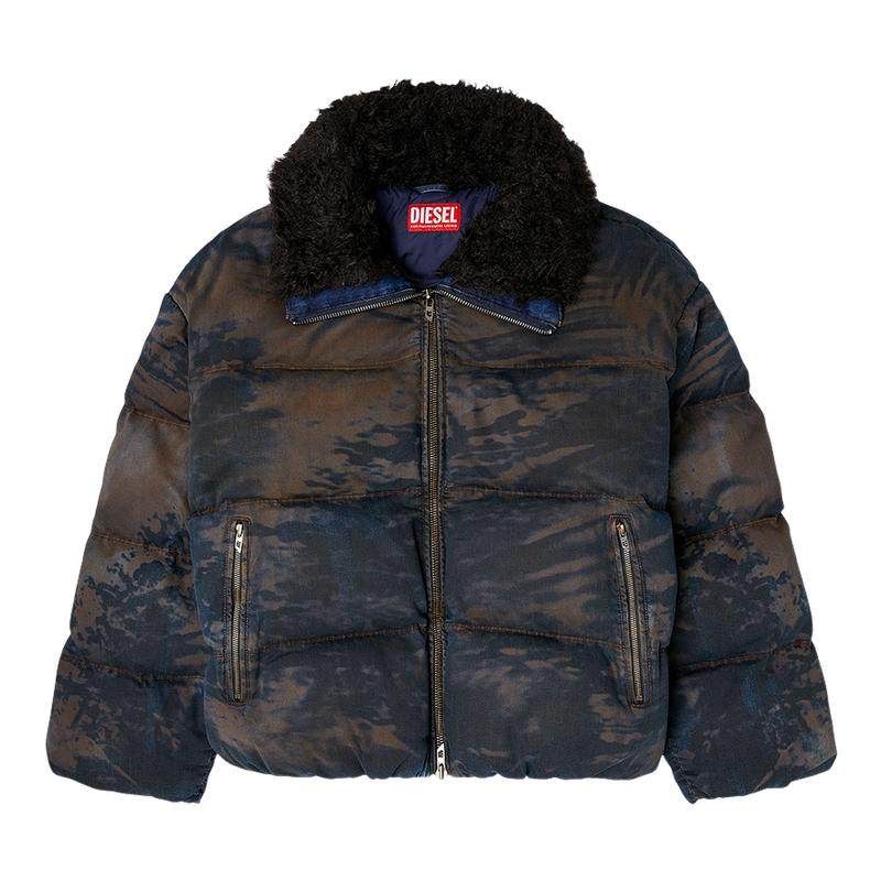 [折扣]DIESEL男士毛领做旧风格棉服外套A187570LKCX,男装,棉衣,淘宝优惠券,粉丝福利购,淘宝优惠卷