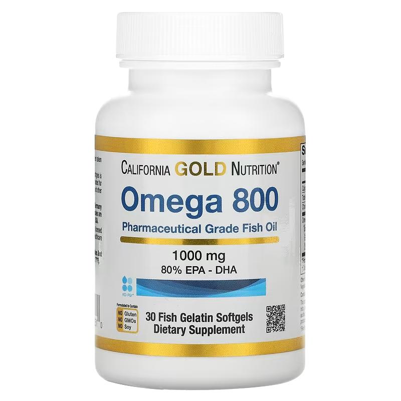 【保税】CGN欧米伽800鱼油高纯omega3医级鱼油成人胶囊30粒