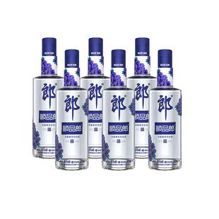 郎酒順品郎280藍順280ml 6瓶45度濃醬兼香型白酒自飲光瓶口糧酒