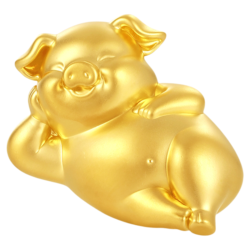 中银亿金足金999躺平系列投资黄金摆件5D硬金纯金金块收藏送礼