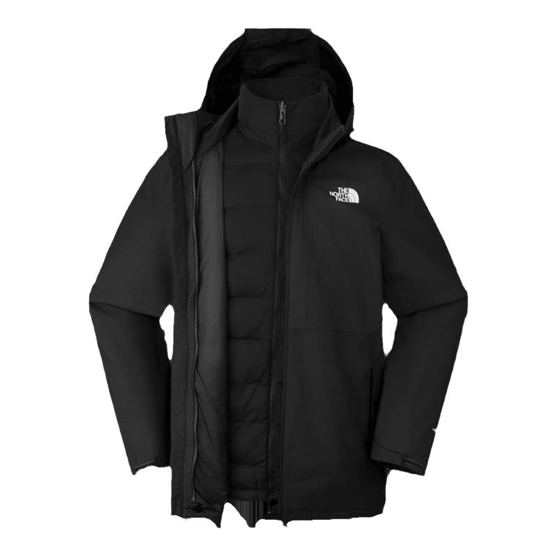北面保暖防水羽绒内胆男冲锋衣