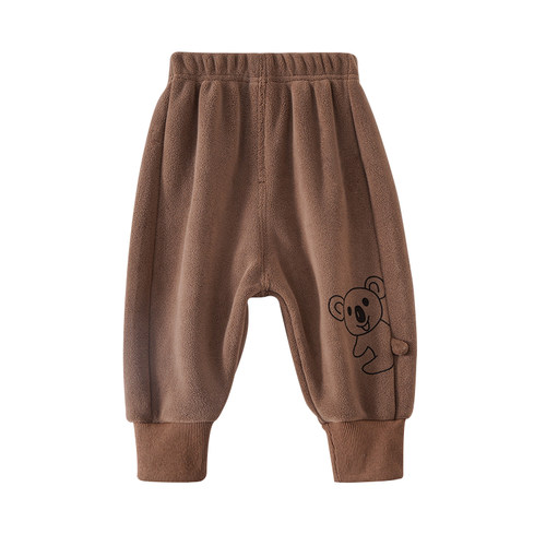 宝宝加绒休闲长裤冬季保暖