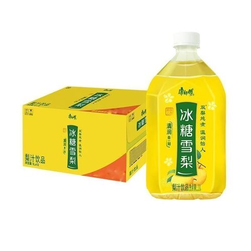 康师傅茉莉蜜茶绿茶冰红茶清茶饮料大桶1L饮品整箱茉莉花低糖瓶装