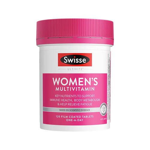 Swisse女士复合维生素含多种矿物质VB维E维C烟酰胺综合营养120粒