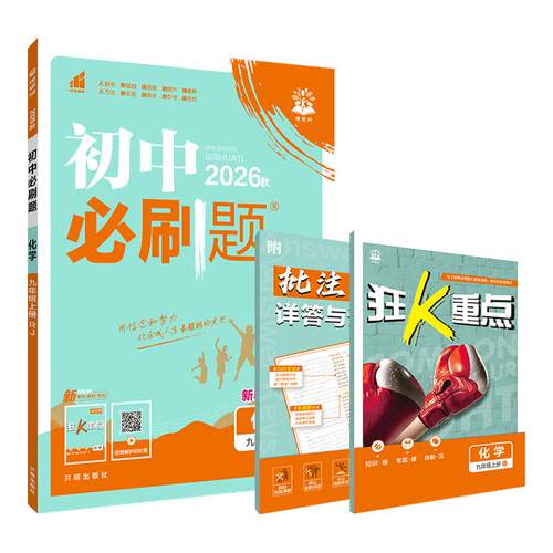 2026秋初中必刷题九年级上下化学