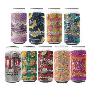 新西兰金兰姐妹精酿啤酒莓莓很芒/三眼猫/蓝莓地震波/香蕉奶昔