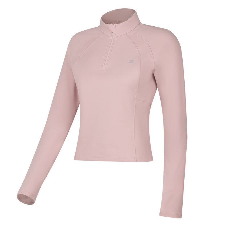 Keep长袖T恤速干衣服女款运动瑜伽服跑步训练健身打底衫抓绒上衣