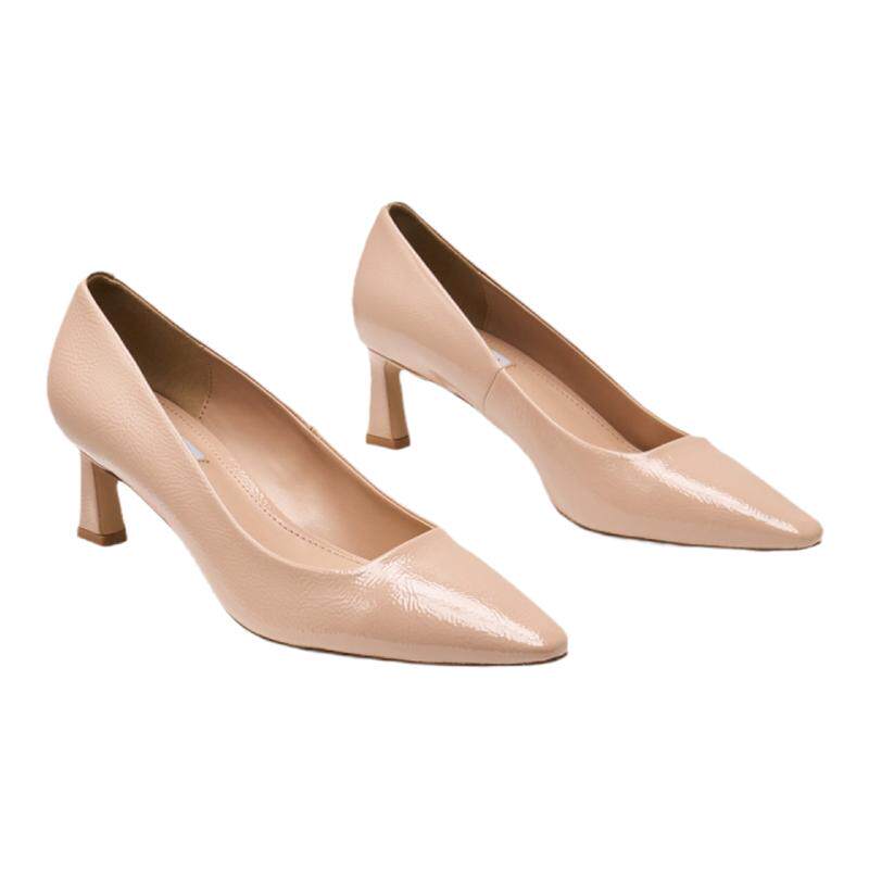 浅口单鞋法式优雅高跟鞋