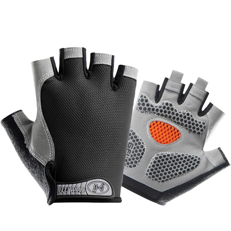 夏季半指骑行手套男女士运动健身骑摩托车公路车户外钓鱼减震手套