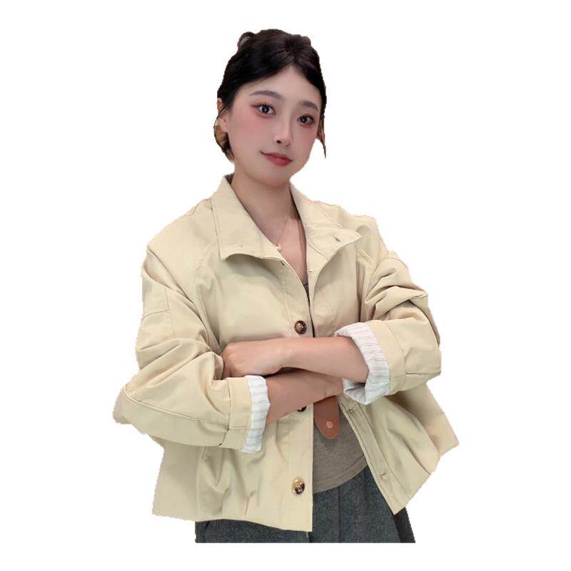 春秋立领韩系短款小个子夹克