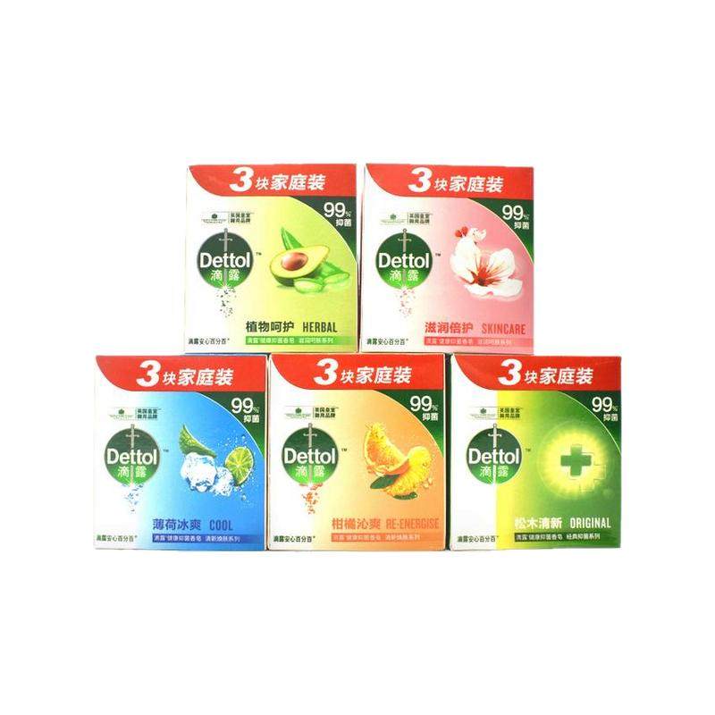 滴露115g*3块经典松木香皂