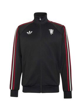 Adidas阿迪达斯三叶草男装2026春季新款MUFC OG TT针织夹克JZ2230