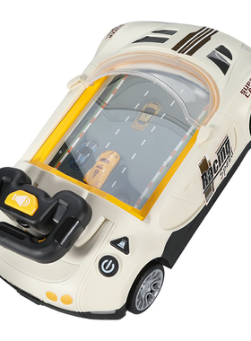 赛车闯关大冒险布加迪竞速赛车游戏机儿童赛车模拟开车益智玩具