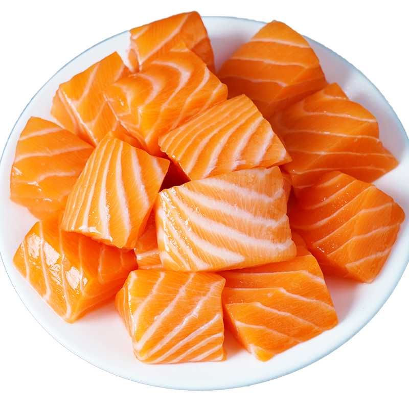 挪威进口三文鱼刺身新鲜整条H-111生鱼片中段大西洋海鲑鱼日料