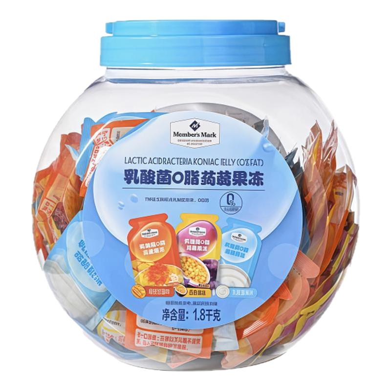 山姆代购MM乳酸菌0脂蒟蒻混合果冻杨枝甘露百香果吸吸冻超市正品