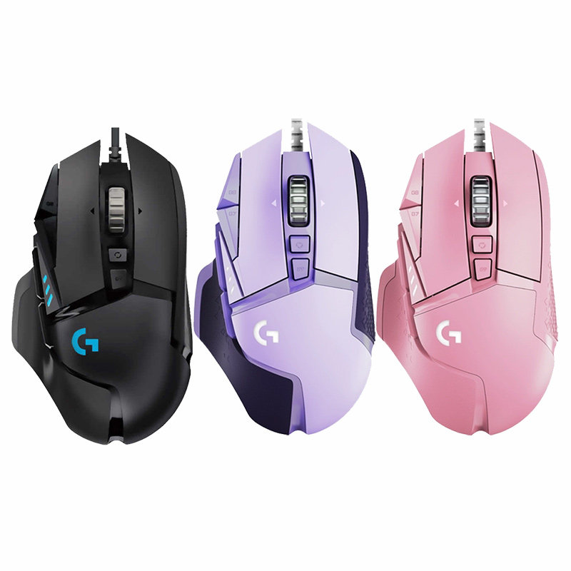 罗技G502HERO主宰者有线游戏鼠标RGB背光电竞专用电脑外设CSGO
