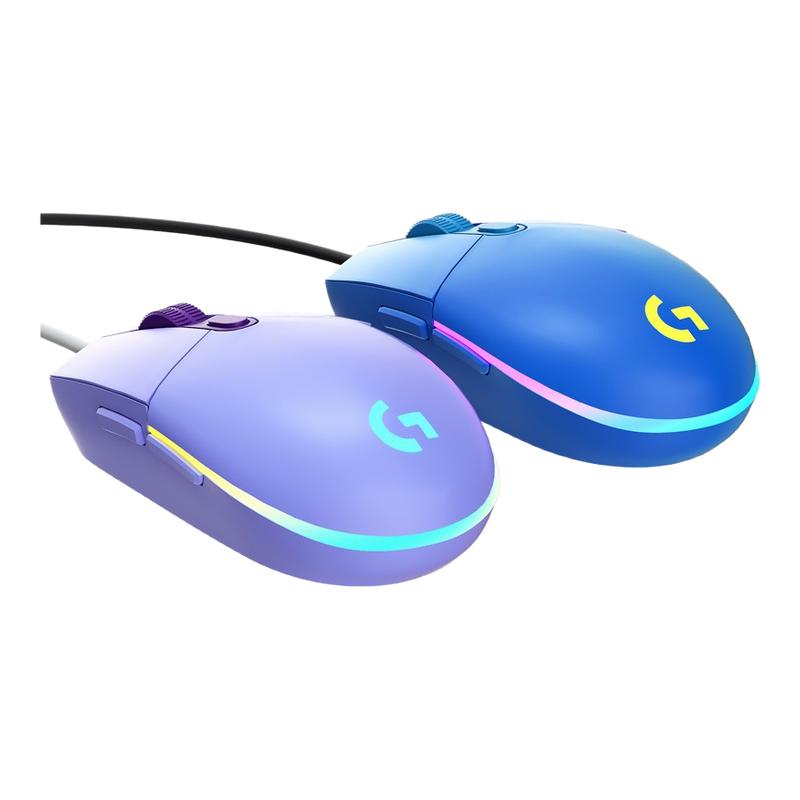 罗技鼠标电竞有线宏RGBG102