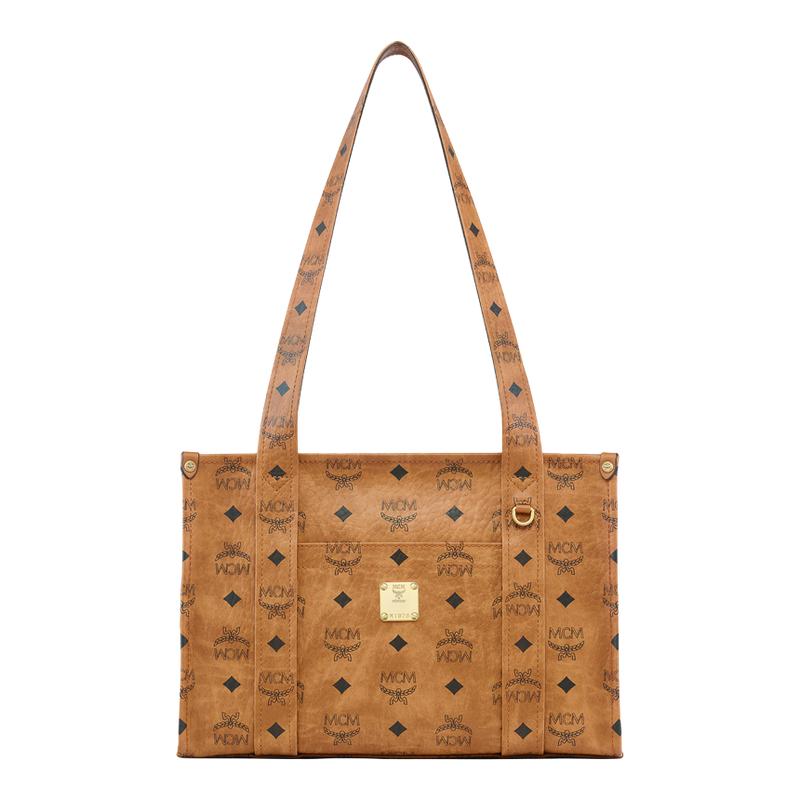 MCM AREN VISETOS小号学院风手提托特包女包通勤时尚