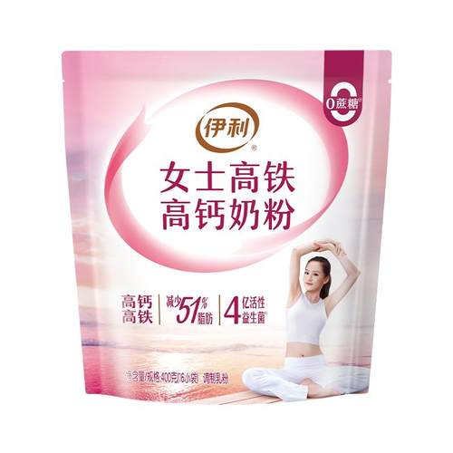 女士高钙高铁伊利高钙高蛋白奶粉