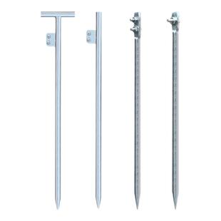 镀锌接地针家用避雷新能源汽车充电桩丁字焊板双孔农村地线接地棒