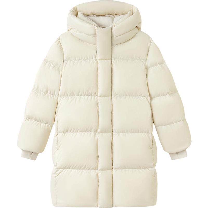 巴拉巴拉儿童羽绒服男童女童长款过膝外套冬季新款童装宝宝鹅绒厚