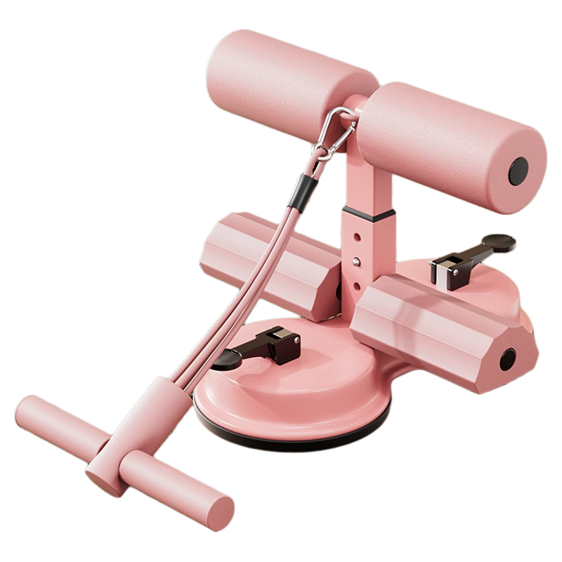 仰卧起坐辅助器家用卷腹拉力器瘦肚子固定脚器绳减肥神器健身器材