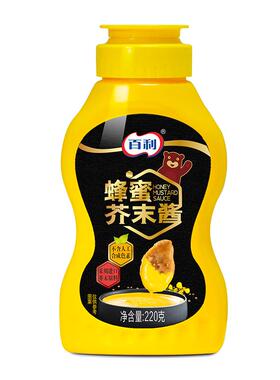 百利蜂蜜芥末酱沙拉酱挤压瓶薯条汉堡小包装韩式炸鸡蘸酱黄芥末酱