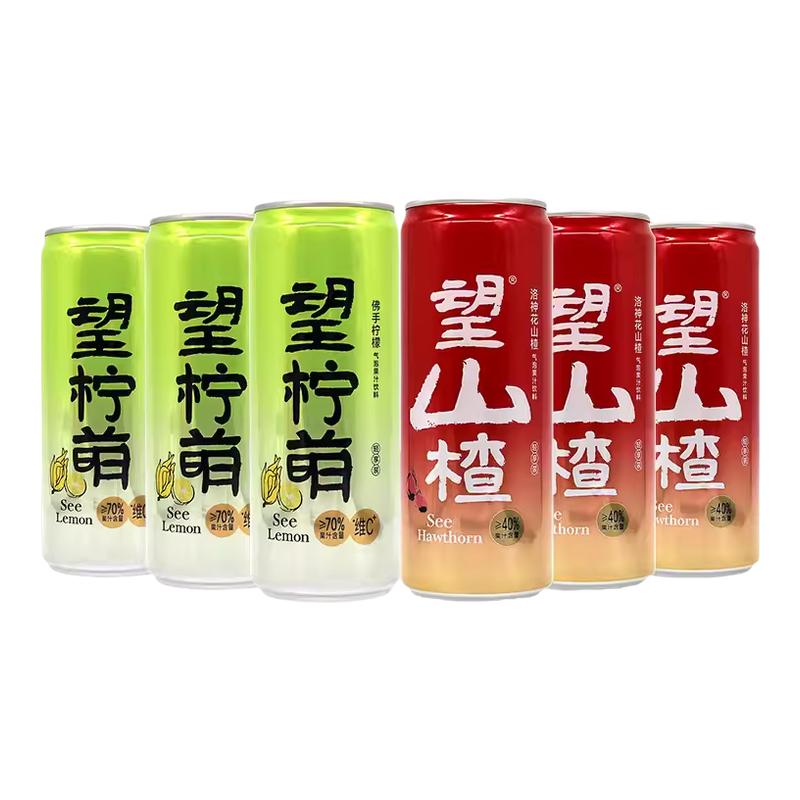 好望水望山楂饮料330ml*6罐