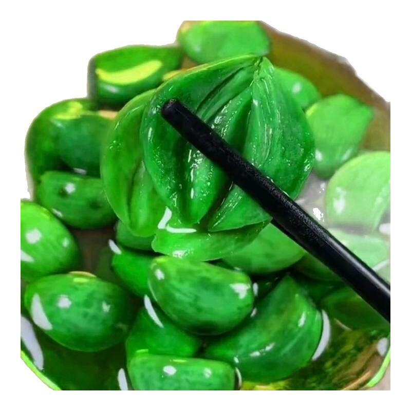 正宗翡翠腊八蒜咸菜下饭菜糖蒜大蒜头腌制蒜头泡菜旗舰店整箱批发