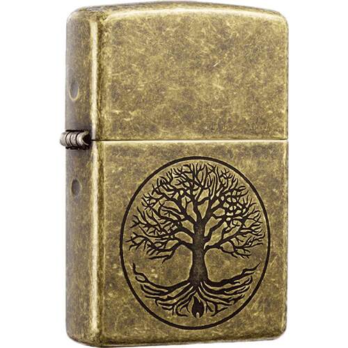 zippo打火机正品古老的生命送礼