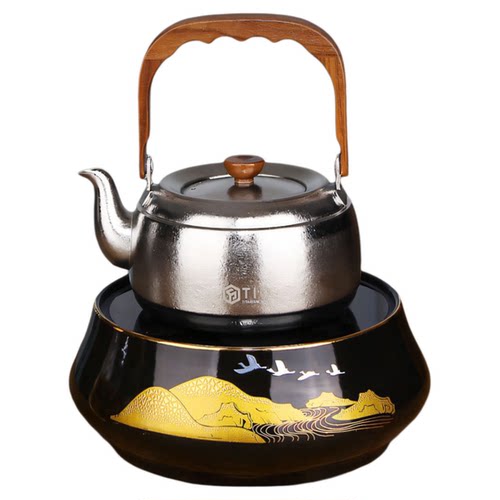 纯钛高档烧水壶便携茶具煮茶壶