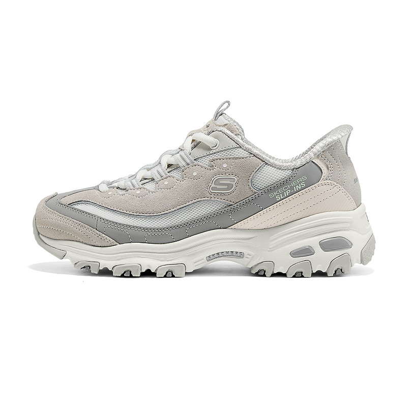 斯凯奇闪穿奶茶熊老爹鞋2026春季新品女鞋官方复古潮流休闲运动鞋