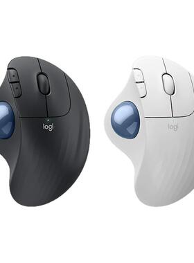 罗技ERGO M575S无线鼠标球蓝牙双模笔记本电脑办公专业绘图