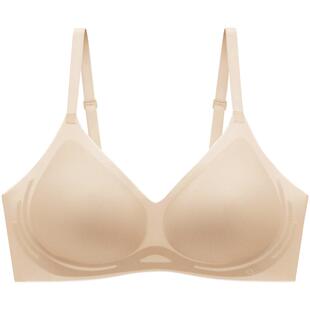 幸棉无痕内衣女薄款 凉感大胸显小聚拢文胸罩 隐形无钢圈软支撑夏季