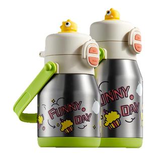 babycare儿童吨吨保温杯大容量316L不锈钢水杯吸管杯宝宝专用水壶