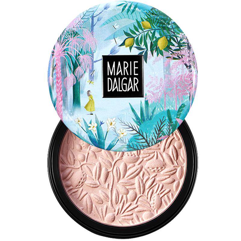 玛丽黛佳青柠粉饼隐形毛孔定妆持妆绒雾感控油遮瑕官方旗舰店正品