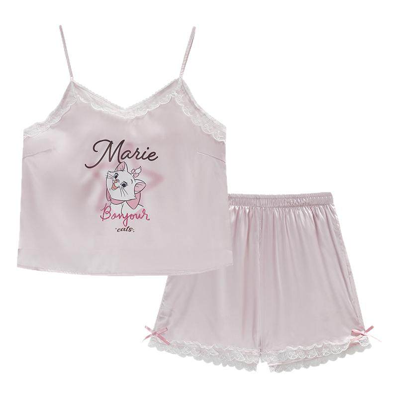 ���ڲ������ҷ�Ů��װ S Gukoo/����˯���ļ�����è���������˿Ů�Ҿӷ�������˿��װB