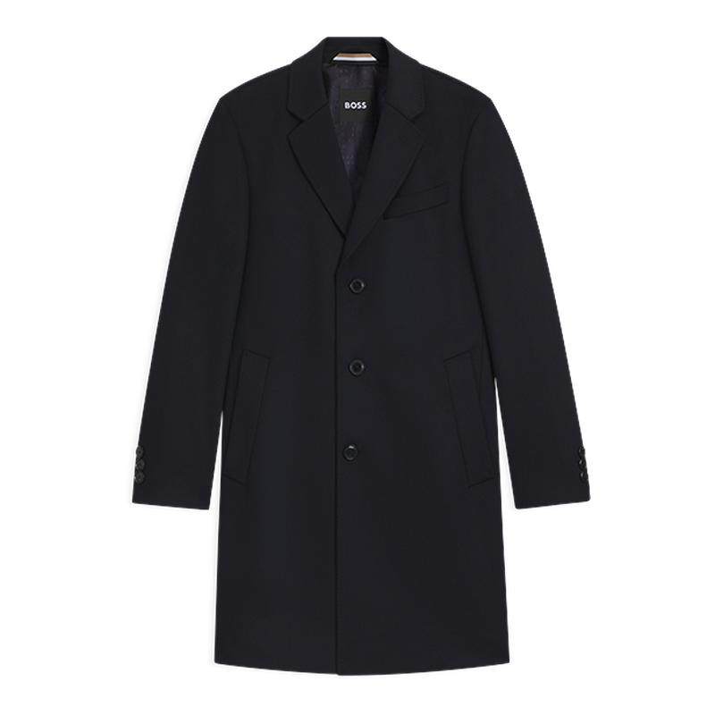 【含羊绒】BOSS博斯 男士冬款羊毛羊绒混纺羊毛大衣外套,男装,毛呢大衣,淘宝优惠券,粉丝福利购,淘宝优惠卷