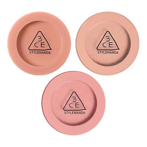 3ce单色腮红高光修容新手女