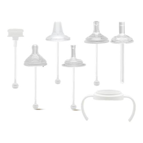 贝亲直饮吸管奶嘴配件宽口径奶瓶