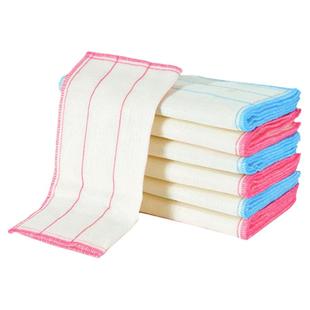 12层彩虹疏油抹布加厚纯棉不易沾油厨房专用加厚全棉食品级洗碗布