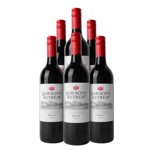 洛神山庄设拉子赤霞珠干红葡萄酒混酿澳洲进口750ml宴请6瓶装 红酒