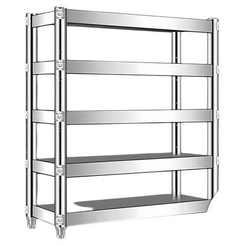 不锈钢厨房置物架多层落地多功能